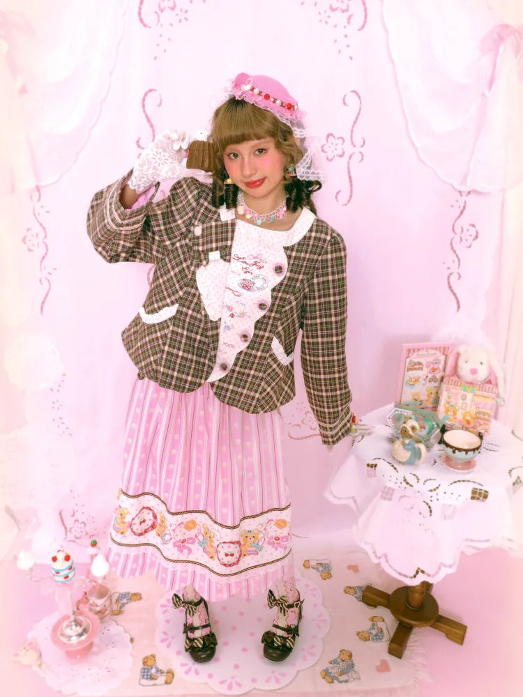 Patchwork Embroidered Tea Break Blazer【s0000014160】