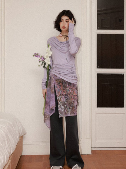 Twilight Printed Bell Bottoms【s0000015456】