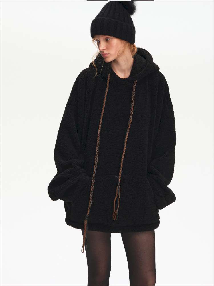 Drawstring Loose Hooded Jacket【s0000015060】