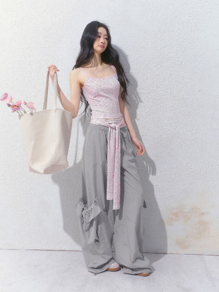 Camisole Top Strappy Shorts Set【s0000012150】