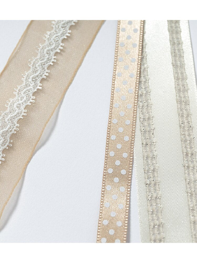 Court Lace Satin Ribbon Brooch【s0000017246】