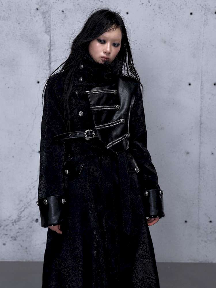 Dark Court Leopard Suede Fur Coat【s0000014925】