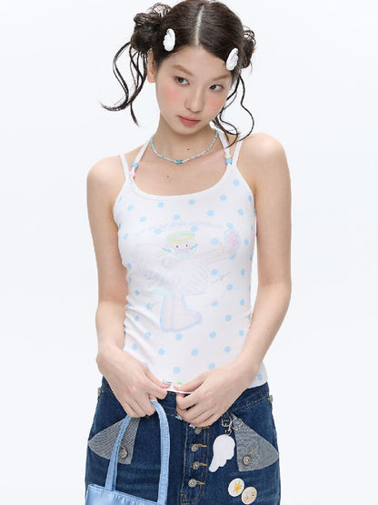 Childlike Beaded Camisole Top【s0000016409】