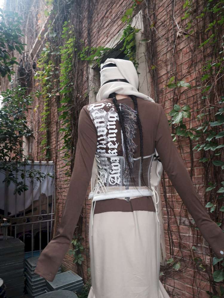 Printed Bondage Transforming Dress【s0000015143】