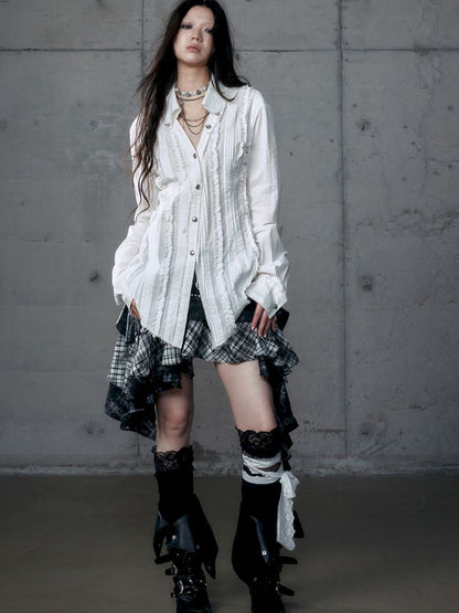 Scrappy Sunscreen Long Sleeve Shirt【s0000013470】