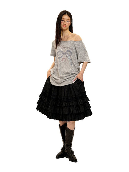 Heavy Works Layered Lace Skirt【s0000016092】