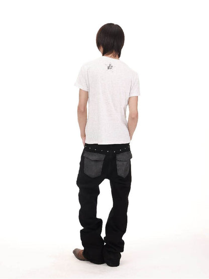 Snowflake Cotton Destruction T-Shirt【s0000018213】