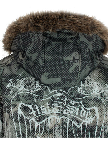 Vintage Pattern Star Duck Down Jacket【s0000018069】