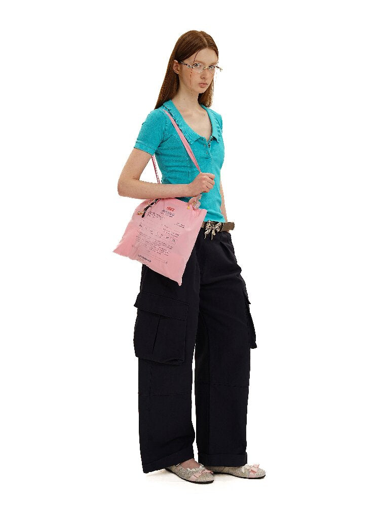 Long Staple Cotton Cargo Trousers【s0000016138】