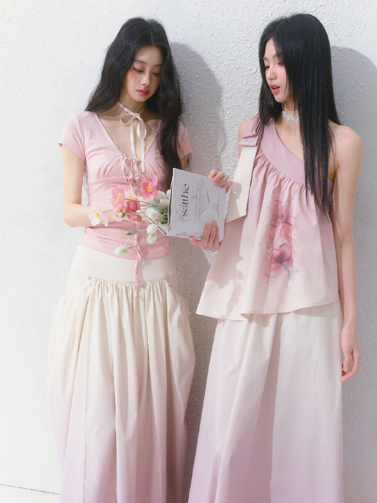 High-Waisted Half-Length Skirt【s0000012144】