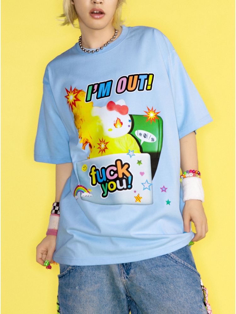 Street Hip Hop Loose T-Shirt【s0000012460】