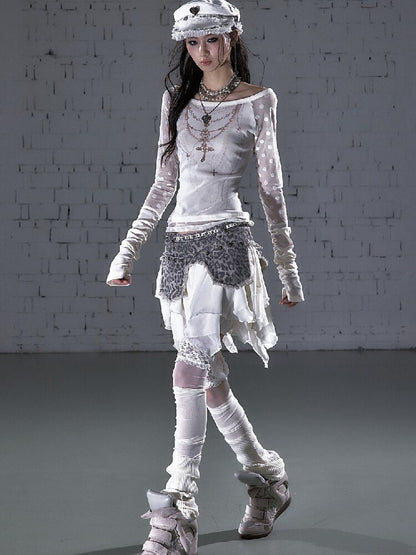 Baroque Wings Embroidered Slim Shirt【s0000015939】