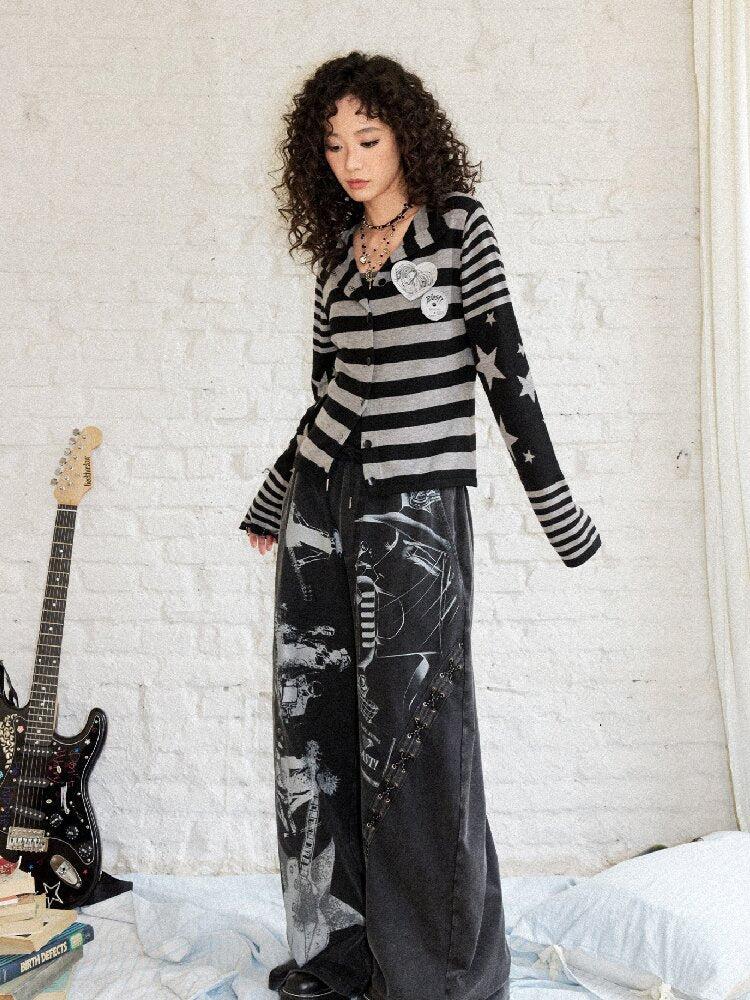 Classic Cut Star Knit Cardigan【s0000017900】