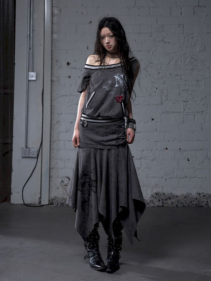 Hoodie sleeveless bodycon dress【s0000012785】