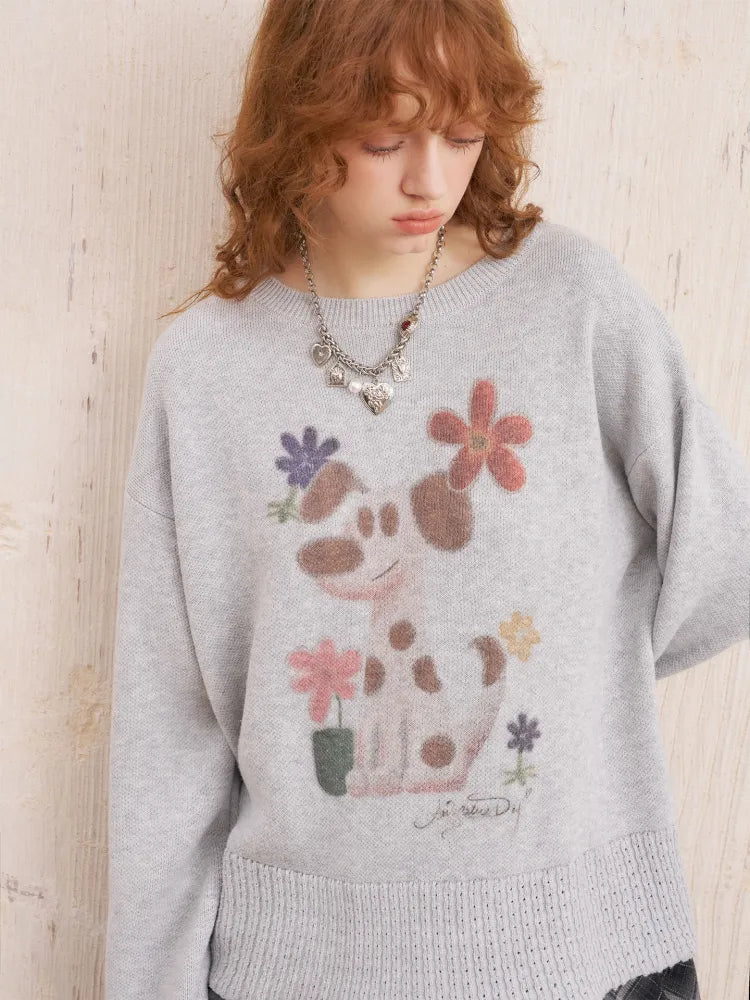 Openwork Oversized Pullover Knit Sweater【s0000014086】