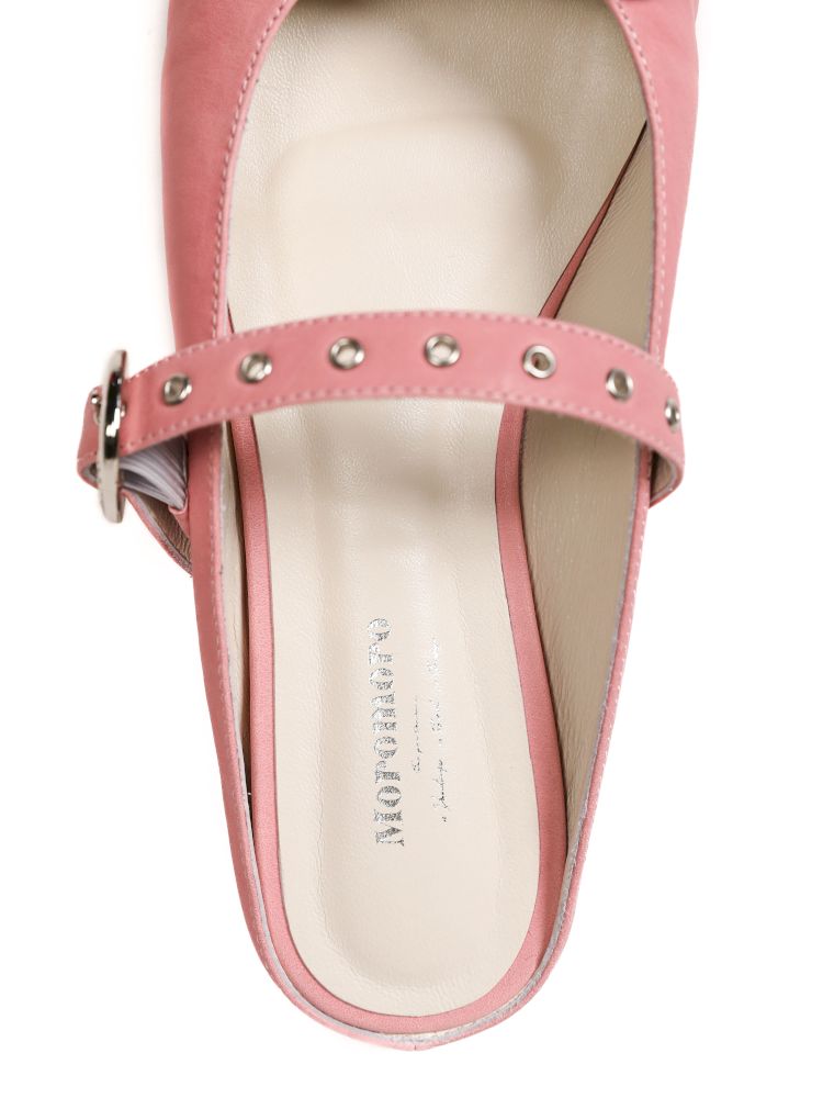 Carved Single Buckle Ballet Shoes【s0000013439】