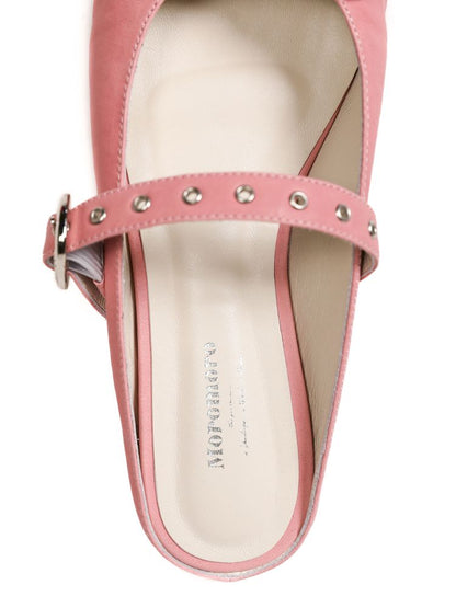 Carved Single Buckle Ballet Shoes【s0000013439】