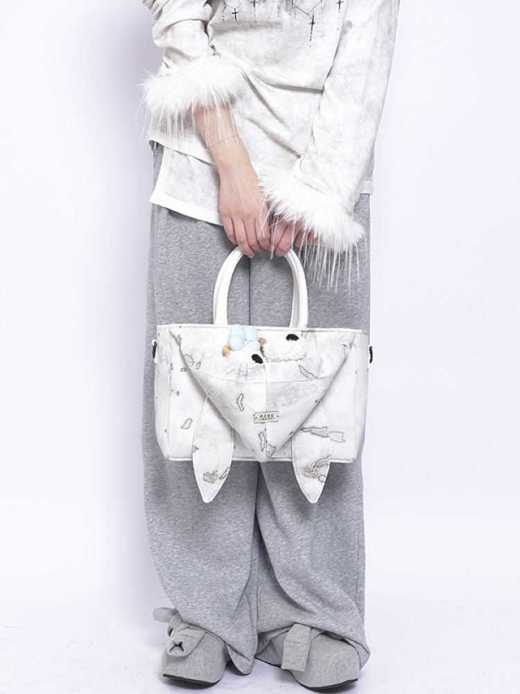 Wild Setting Rabbit Rabbit Tote Bag【s0000013259】
