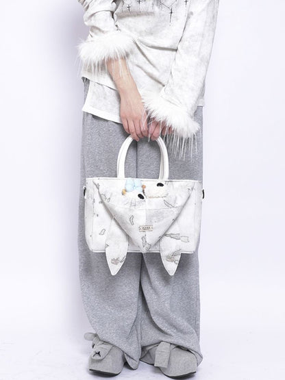 Wild Setting Rabbit Rabbit Tote Bag【s0000013259】