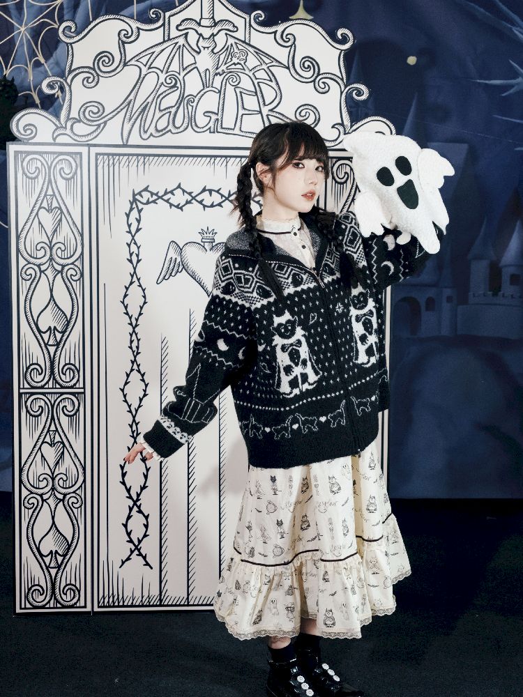 Cat Ears Devil's Tail Cardigan【s0000011559】