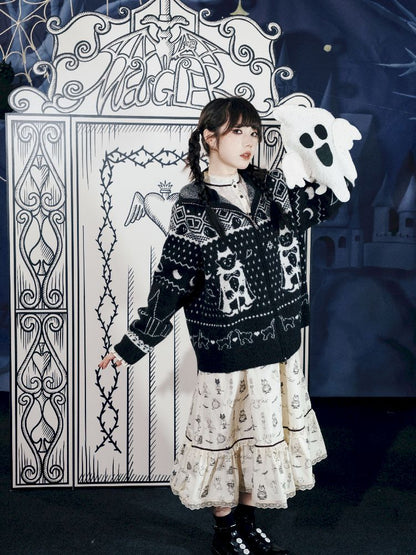 Cat Ears Devil's Tail Cardigan【s0000011559】