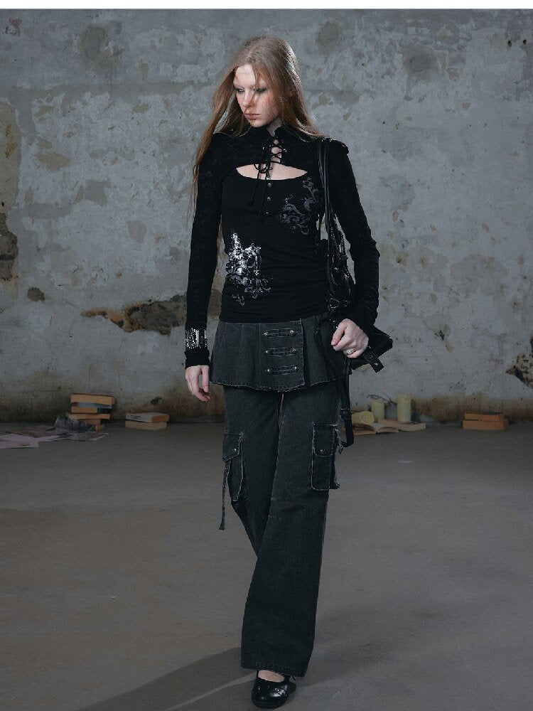 Napoleon Pleated Patchwork Pants【s0000018105】