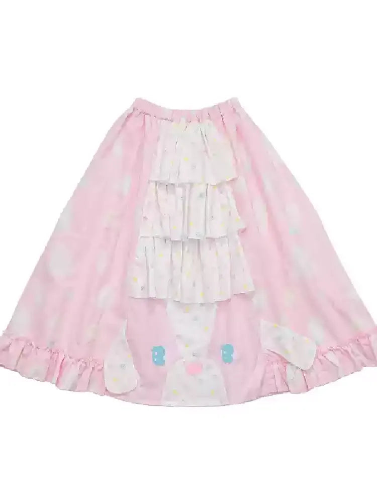 Patchwork Lolita Cake Halter Dress【s0000010460】