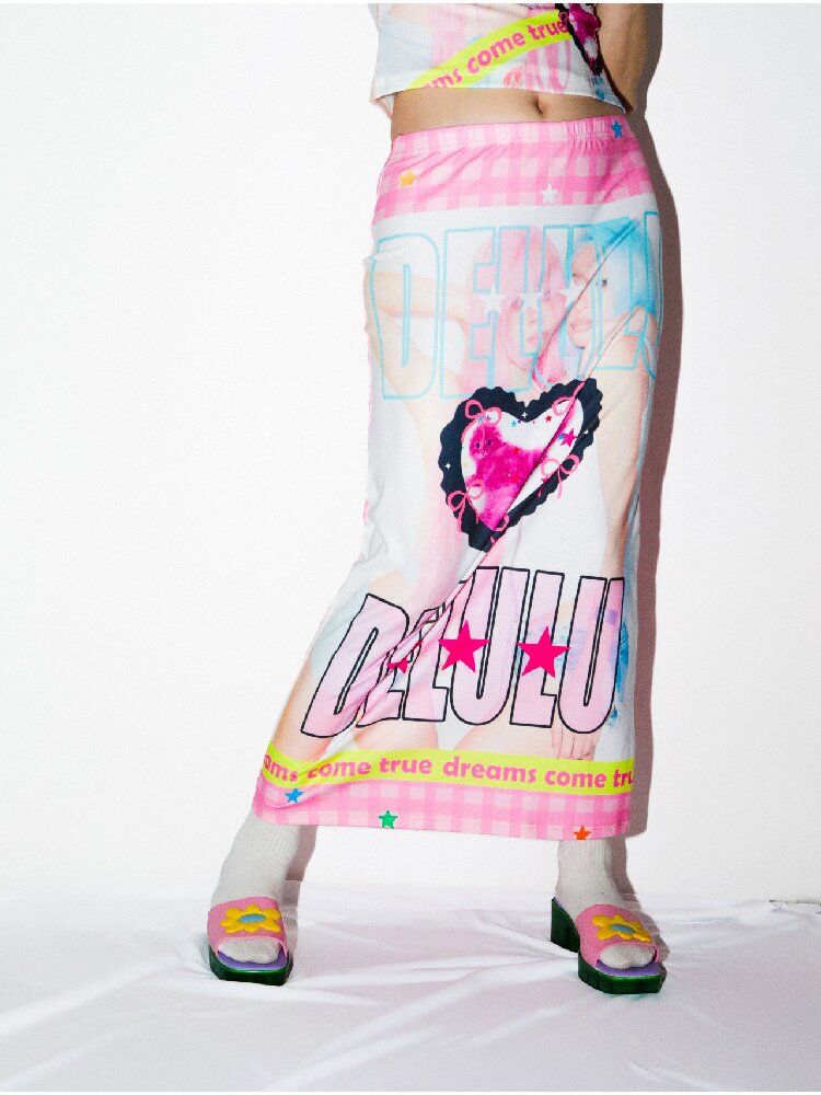 Reversible American Print Skirt【s0000016699】