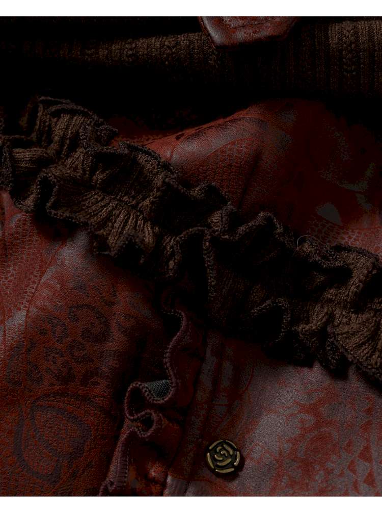 Vintage Punk Patchwork Knit Dress【s0000014651】