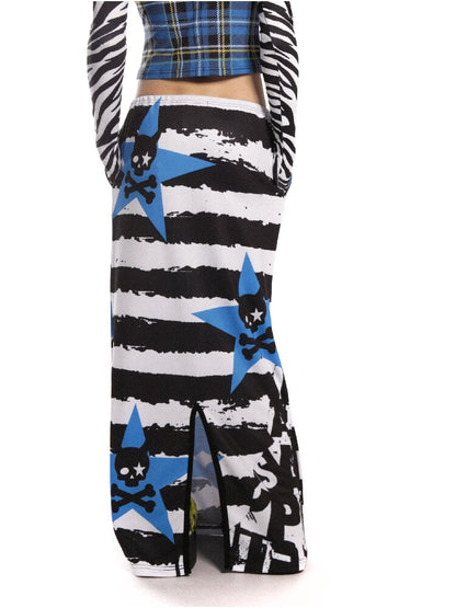 DeadEndKids Retro Print Long Skirt【s0000019126】