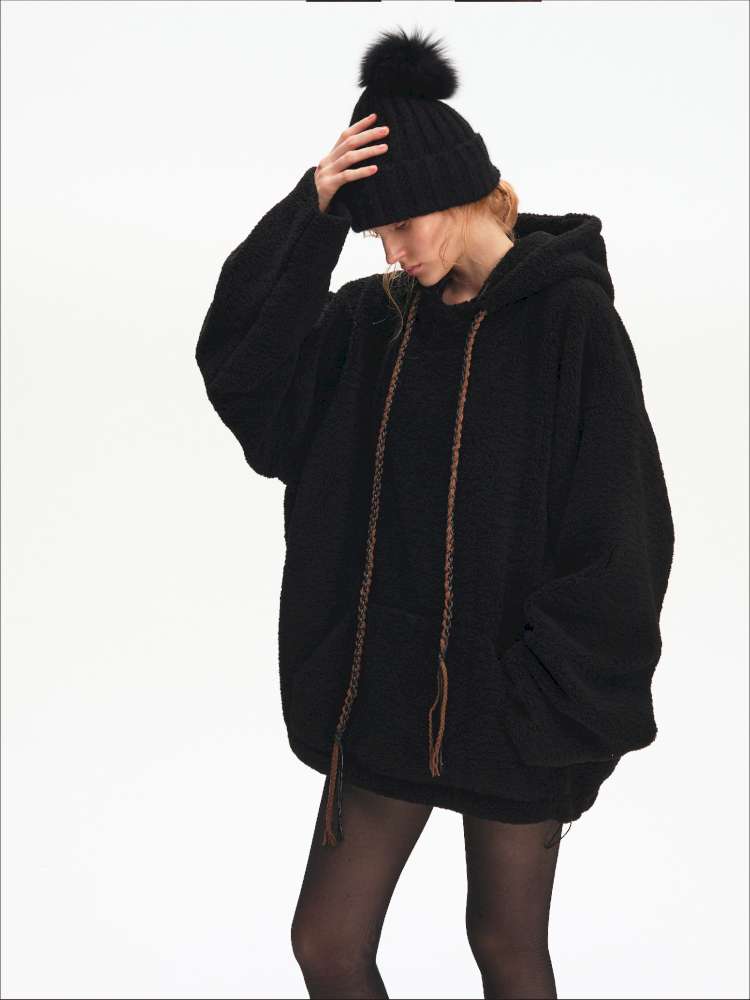 Drawstring Loose Hooded Jacket【s0000015060】
