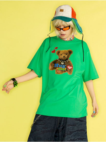 Dopamine Street Hip Hop Loose T-Shirt【s0000012459】