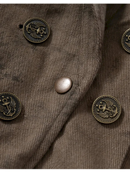 Plaid functional distressed dirty jacket【s0000014114】