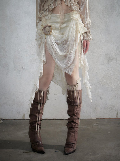 Vintage Court Baroque Mermaid Skirt【s0000017990】