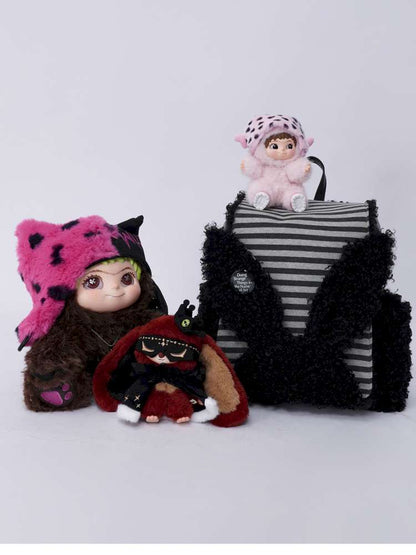 Rabbit Ears Fur Computer School Bag【s0000014615】