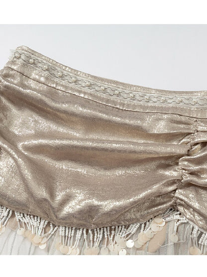 French Palace Satin Mermaid Skirt【s0000017238】