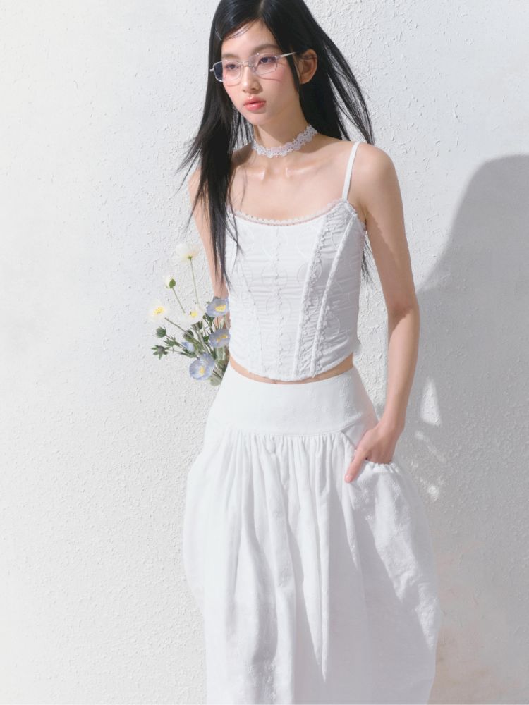 High-Waisted Half-Length Skirt【s0000012154】