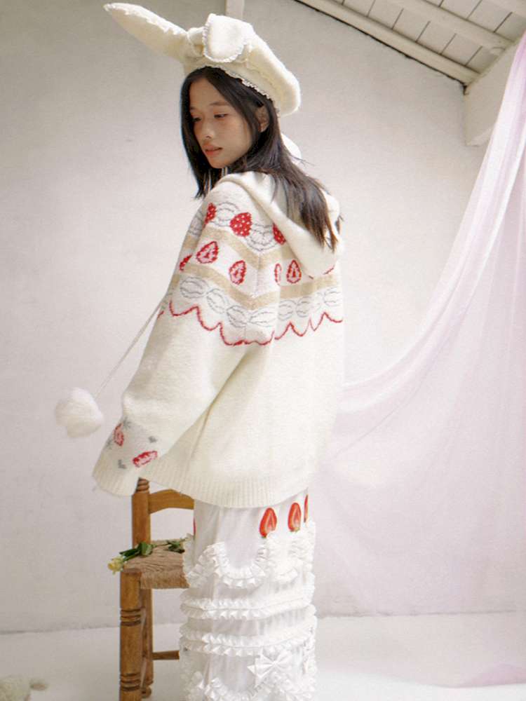 Mohair Knit Cardigan Jacket【s0000014533】