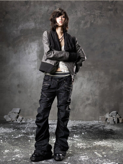 Pile Collar Leather Jacket【s0000015957】