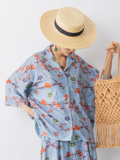 Cuban short-sleeved shirt dress pants【s0000013315】