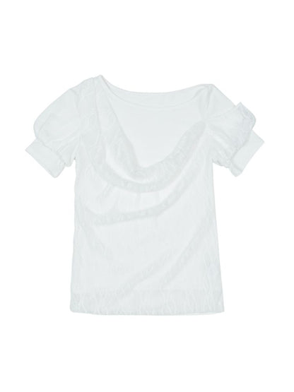 Bubble short sleeve t-shirt【s0000012309】