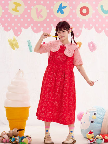 Animal Angel Strappy Skirt Tank Top Skirt【s0000013191】