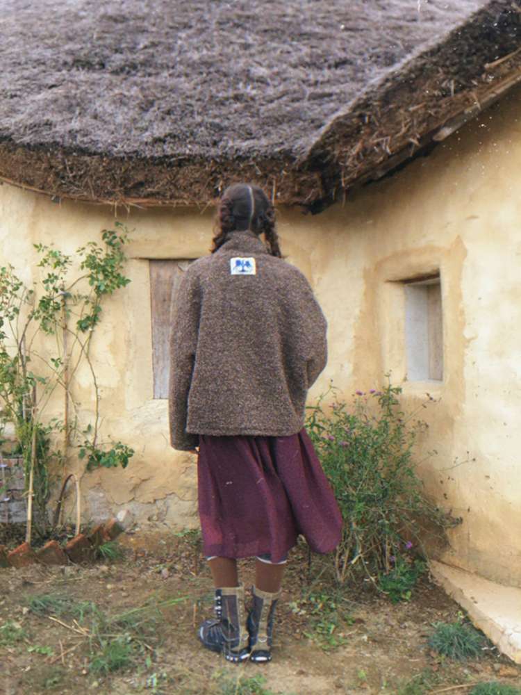 Brown Woolen Loose Button Coat【s0000014896】