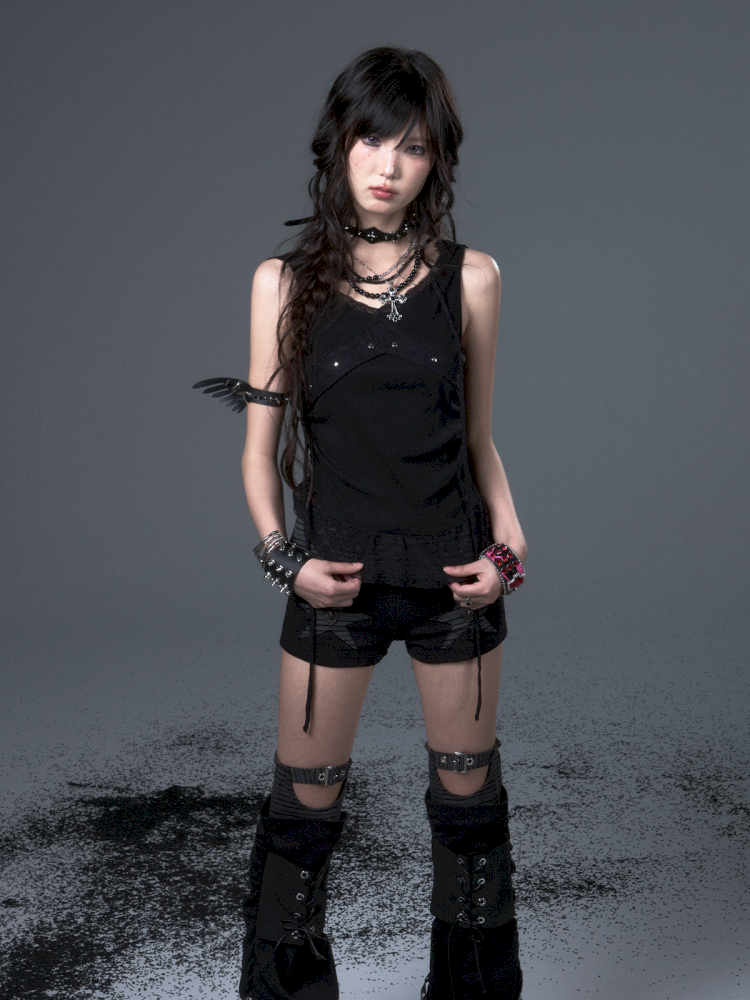 Knit Low Waist Casual Shorts【s0000012445】