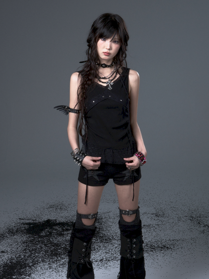 Knit Low Waist Casual Shorts【s0000012445】