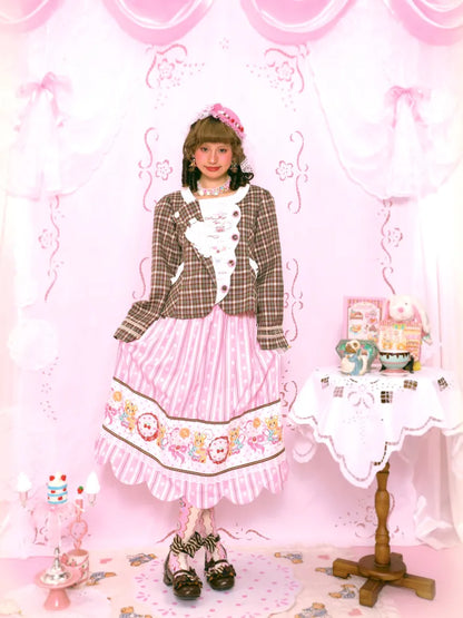 Patchwork Embroidered Tea Break Blazer【s0000014160】