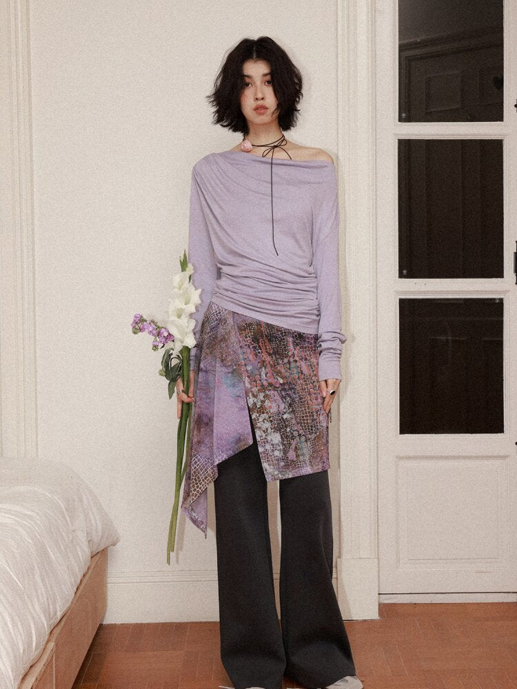 Twilight Printed Bell Bottoms【s0000015456】