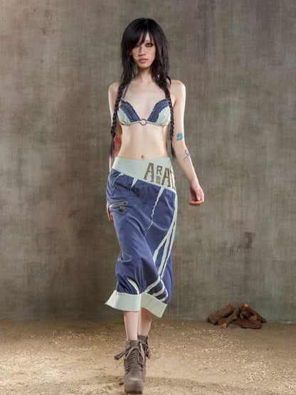 Drawstring Crash Ruffle Bikini【s0000012659】