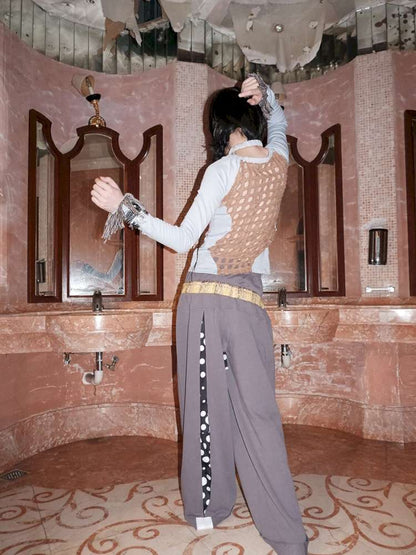 Asymmetrical Long Sleeve Top【s0000015147】