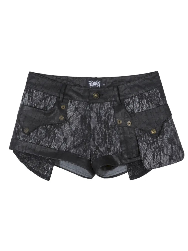 Layered Coolness Loose Leather Leggings【s0000014132】